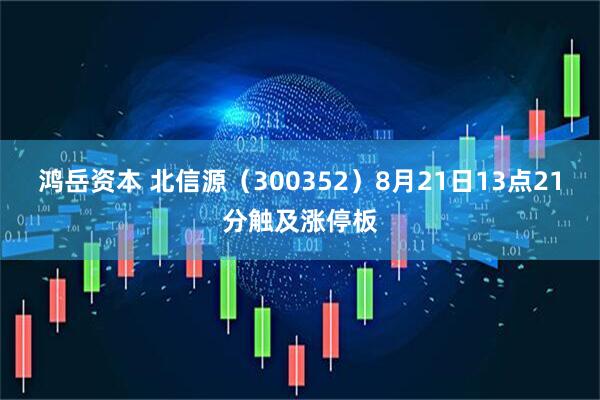鸿岳资本 北信源（300352）8月21日13点21分触及涨停板