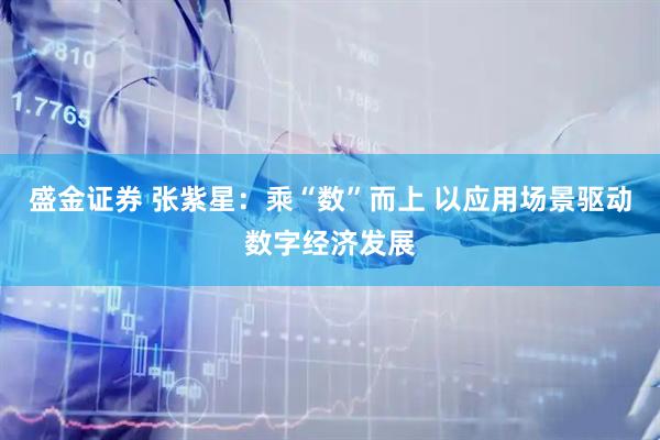 盛金证券 张紫星：乘“数”而上 以应用场景驱动数字经济发展